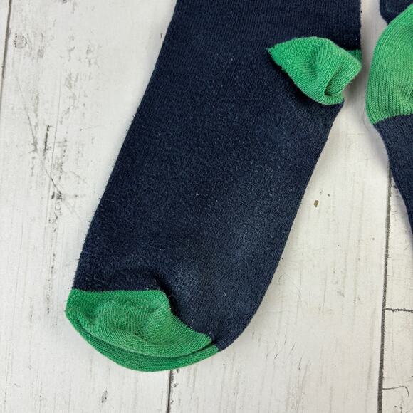Polo Ralph Lauren Navy/Green Pony Mens Crew Dress Socks - Picture 6 of 7